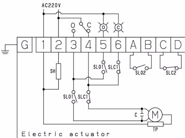 耀希达凯 Yoshitake DBFV-1S 电气接线图