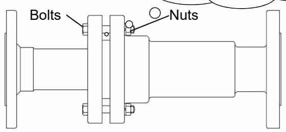 Yoshitake ES-10-200 leakage check and nut tightening diagram