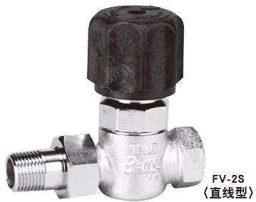 耀希达凯 Yoshitake FV-2S 直线型散热器阀门尺寸图