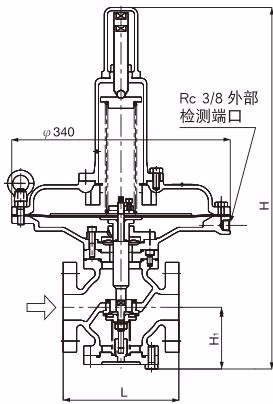 耀希达凯 Yoshitake GD-400SS 32A-50A 尺寸图