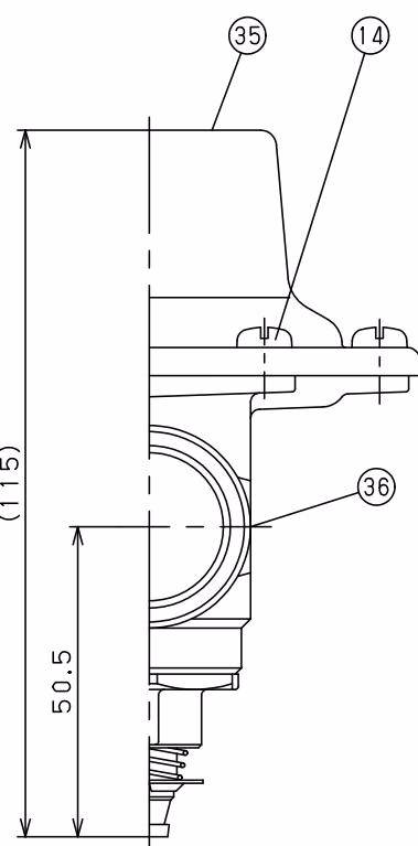 Yoshitake GD-55R-80 structural drawing 2