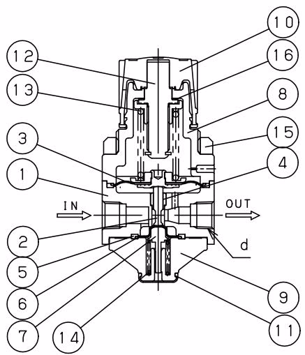 Yoshitake GD-8N structural drawing 2