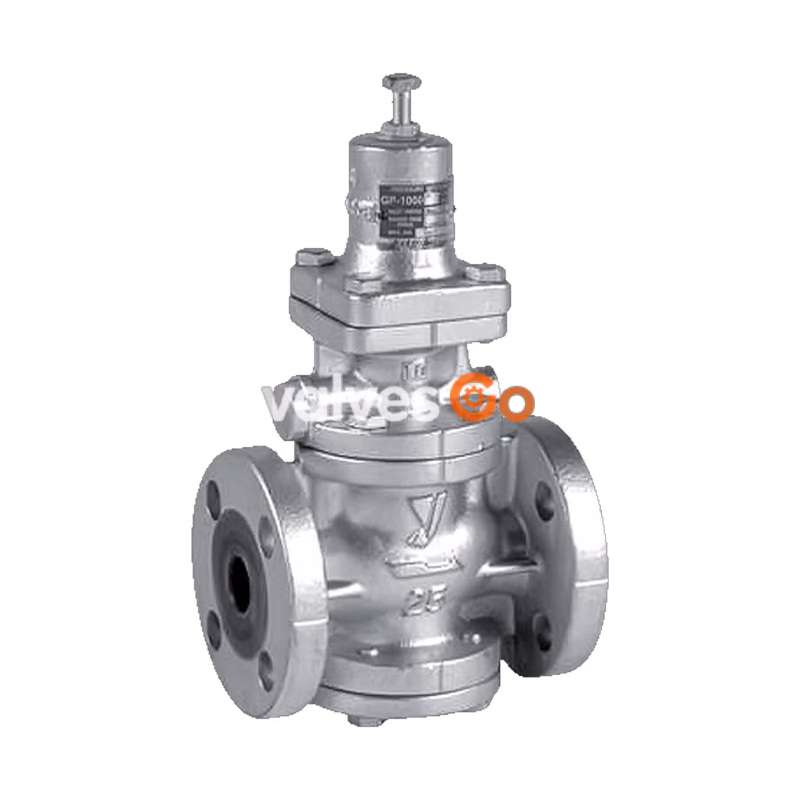 Yoshitake GP-1000T Pressure Reducing Valve for Air and Gases, 0.1-1.0 MPa