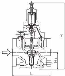 Yoshitake GP-1000TS dimensions drawing