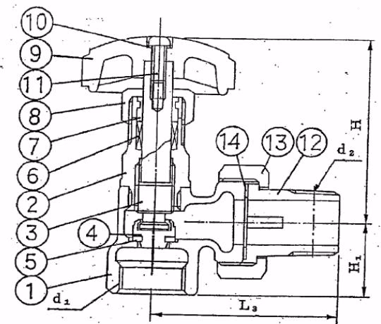 Yoshitake HV-3 Cross section