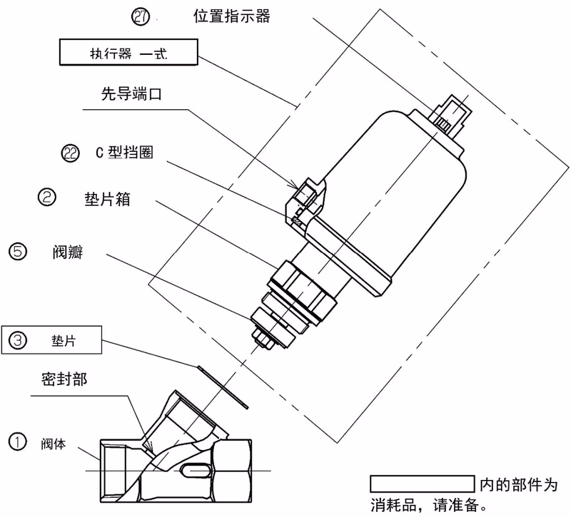 耀希达凯 (Yoshitake) PD-3 拆解分解图