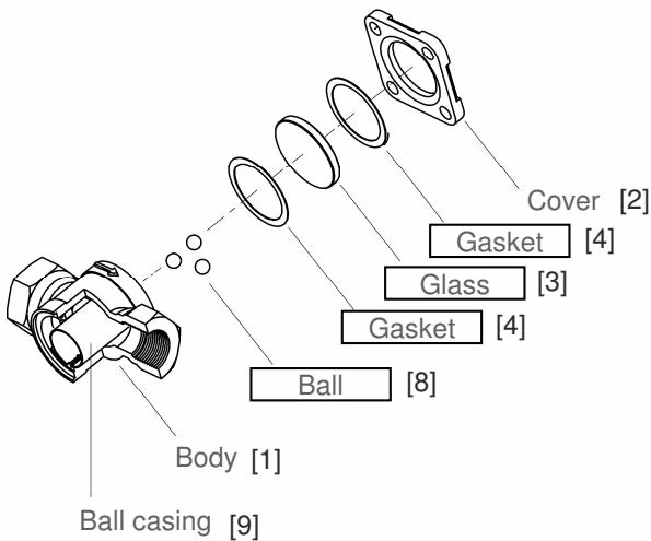 Yoshitake SB-1S reassembly diagram