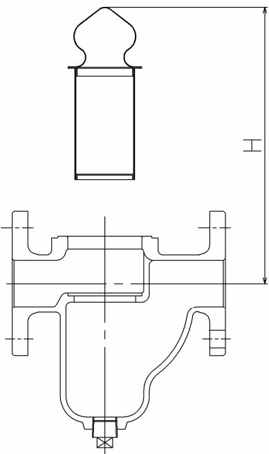 Yoshitake SU-20S U-type strainer required maintenance space