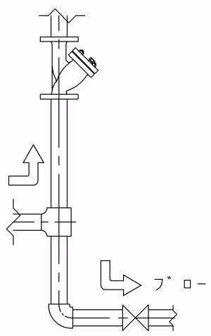 Yoshitake SY-10-30 vertical piping example