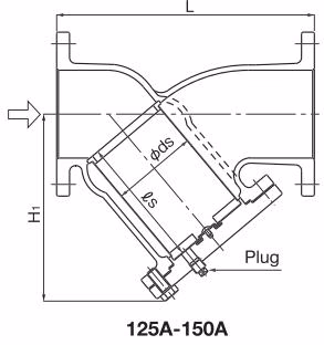 Yoshitake SY-8 and SY-38 dimensions 125A to 150A