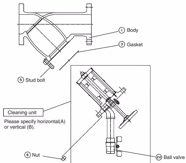 Yoshitake SY-40R disassembly diagram