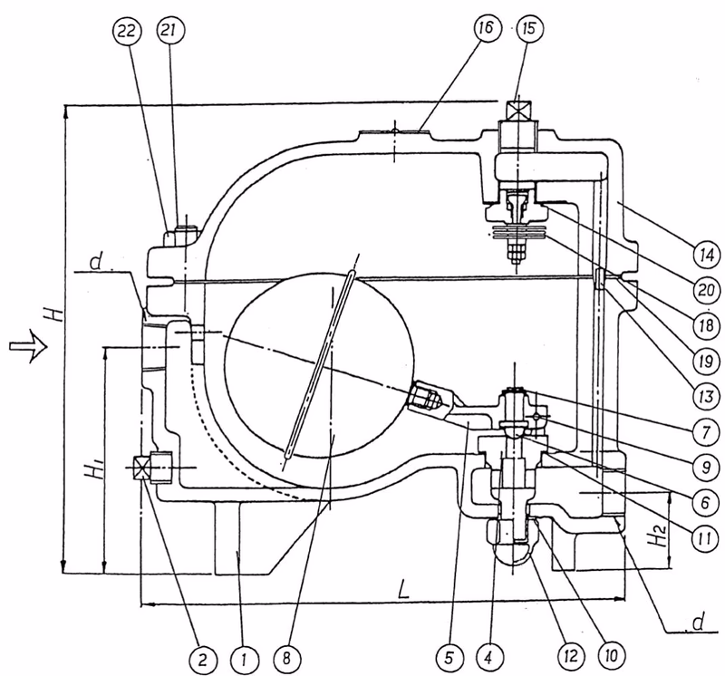 Yoshitake TF-2 structural drawing and parts