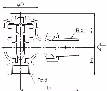 耀希达凯 Yoshitake TS-1A 角型尺寸图