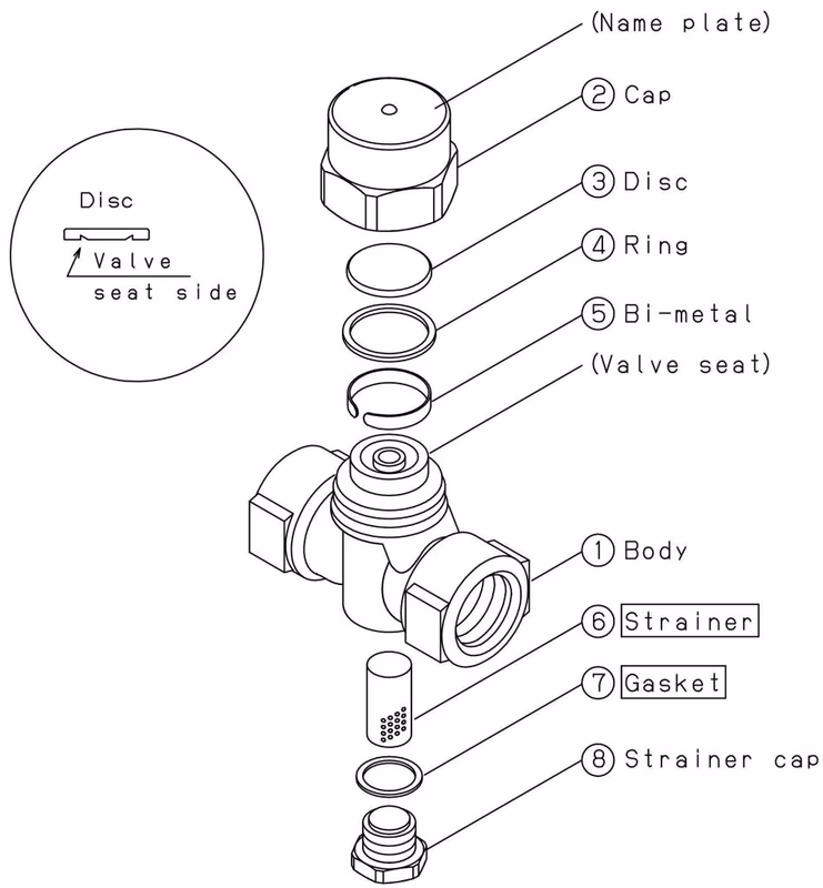 耀希达凯 Yoshitake TSD-42F 爆炸图