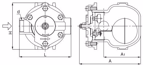 Yoshitake TSF-11 dimensions and structure drawing