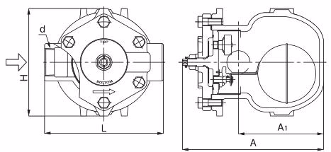 Yoshitake TSF-11S screwed connection dimensions